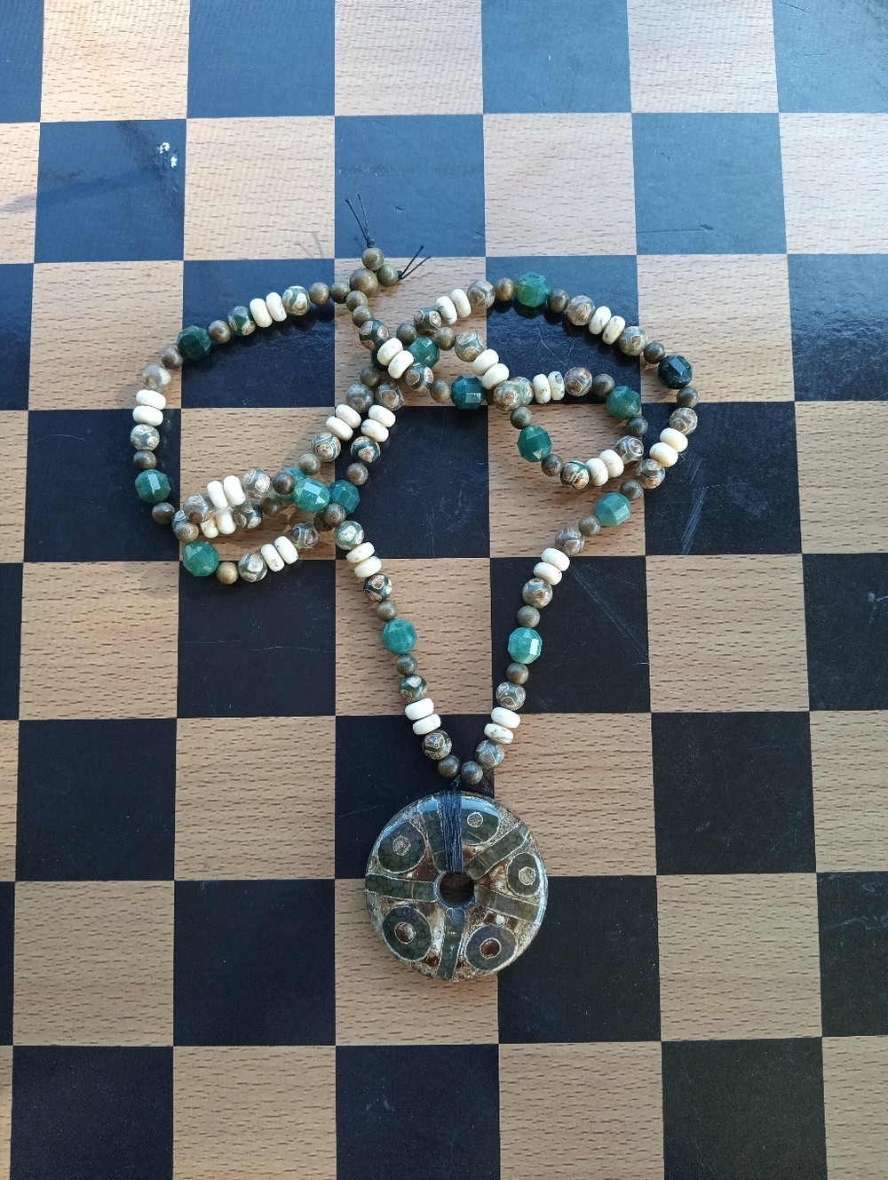 Handmade Gemstone Beaded Necklace